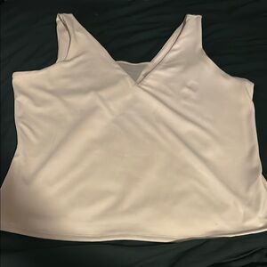 Express Cream V-Neck Tank Top